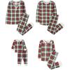 imageThe Childrens Place Baby Toddler 2 Piece Family Matching Thermal Pajamas SetsRed Tartan Plaid