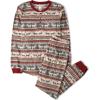 imageThe Childrens Place Baby Toddler 2 Piece Family Matching Thermal Pajamas SetsWinter Fairisle