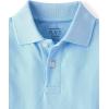 imageThe Childrens Place Baby Boys Short Sleeve Pique PoloYellowWhiteBrook 3pack