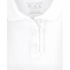 imageThe Childrens Place Baby Girls and Toddler Girls Short Sleeve Ruffle Pique Polo White 3T
