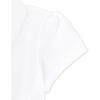 imageThe Childrens Place Baby Girls and Toddler Girls Short Sleeve Ruffle Pique Polo White 3T