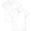imageThe Childrens Place Baby Girls and Toddler Girls Short Sleeve Ruffle Pique Polo White 3T