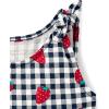 imageThe Childrens Place Baby Girls and Toddler Short Sleeve Everyday DressesStrawberry Gingham