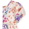 imageThe Childrens Place Baby Girls and Toddler Short Sleeve Everyday DressesWhite Daisy Puff Sleeve