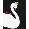 imageThe Childrens Place Baby Toddler Girls Long Sleeve Fashion Top MultisPrincessSwan 2pack