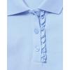 imageThe Childrens Place Girls Multipack Long Sleeve Ruffle Pique PolosDaybreak 2pack