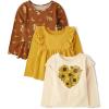 Sunflower Heart/Gold/Brown Floral 3-pack