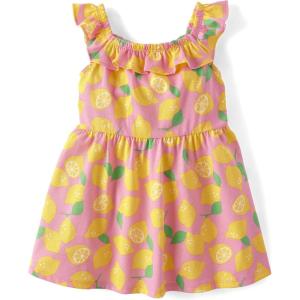 imageThe Childrens Place Baby Girls and Toddler Short Sleeve Everyday DressesLemon Daisies