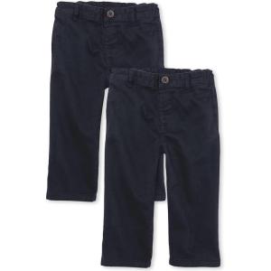 imageThe Childrens Place Baby Toddler Boys Chino PantsNew Navy 2 Pack