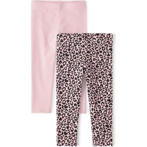 imageThe Childrens Place baby girls LeggingsPinkCheetah Print 2pack