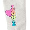 imageThe Childrens Place Baby Girls Long Sleeve Active Shirt and Pant 2 Piece OutfitLove