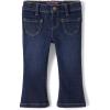 imageThe Childrens Place Baby Girls Flare Denim JeansKit Wash