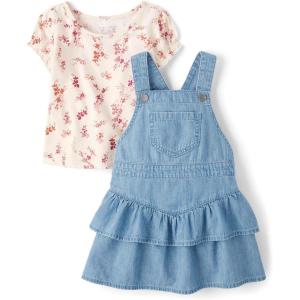 imageThe Childrens Place Baby Girls 2 Piece OutfitCloudless Wash