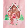 imageThe Childrens Place Baby Girls Be Kind Long Sleeve Graphic T ShirtChristmas GingerbreadReindeer 2pack
