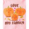 imageThe Childrens Place Baby Girls Be Kind Long Sleeve Graphic T ShirtCute PumpkinLove Fam 2pack
