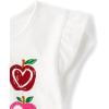 imageThe Childrens Place Baby Girls Short Sleeve Everday Casual Knit ShirtApple 3pack