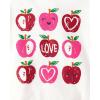 imageThe Childrens Place Baby Girls Short Sleeve Everday Casual Knit ShirtApple 3pack
