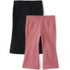 imageThe Childrens Place Girls and Toddler Flare LeggingsBlackLotus 2pack