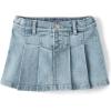imageThe Childrens PlaceBaby Girlsand Toddler Pleated SkortTwyla Wash Denim3 Years