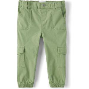 imageThe Childrens Place Baby Girls Cargo Jogger PantMisty Glen
