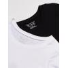imageThe Childrens Place Baby Girls Basic Layering Long Sleeve Tee 2 PackBlackWhite 2pack
