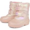 imageThe Childrens Place Baby Girls Faux Fur Trim Snow BootPink