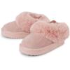 imageThe Childrens Place Baby Girls IndoorOutdoor Comfy SlipOn Platform Shoe with Backstrap Faux Fur LinedPink