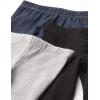 imageThe Childrens Place Baby Girls Leggings 2 PackBlackSmoke GrayTrue Indigo 3pack