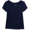 imageThe Childrens Place Baby Girls and Toddler Short Sleeve Basic Layering TShirtBlackFuschiaBlackWhite 4pack