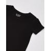 imageThe Childrens Place Baby Girls and Toddler Short Sleeve Basic Layering TShirtBlackTidalWhite 3pack