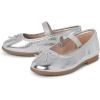 imageThe Childrens Place Girls Baby Toddler Closed Toe Ballet FlatsSilver