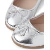 imageThe Childrens Place Girls Baby Toddler Closed Toe Ballet FlatsSilver