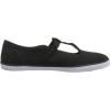 imageThe Childrens Place Girls Kayla Velvet Flat Shoe ShoeBlack