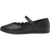 imageThe Childrens Place girls Closed Toe Maryjane FlatsBlack Scalop