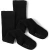 imageThe Childrens Place Baby Girls Cable Knit TightsBlack 2pack