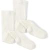 imageThe Childrens Place Baby Girls Cable Knit TightsWhite 2pack