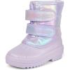 imageThe Childrens Place Baby Girls Faux Fur Trim Snow BootPurple