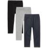 imageThe Childrens Place Baby Girls Leggings 2 PackBlackSmoke GrayTrue Indigo 3pack