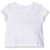 imageThe Childrens Place Baby Girls and Toddler Short Sleeve Basic Layering TShirtWhite Single