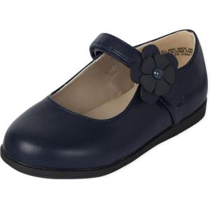 imageThe ChildrenS Place BabyGirls And Toddler Closed Toe Maryjane FlatsNavy Flower