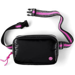 imageThe Childrens Place Girls Crossbody Belt BagBlack