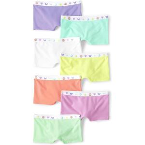 imageThe Childrens Place Girls Underwear Shorts Variety PackAssorted Solids 7pack