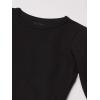 imageThe Childrens Place baby boys And Toddler Long Sleeve Basic Layering Tshirt T Shirt BlackH SmokeNew NavyWhite 4 Pack 3T US