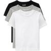Black/Grey/White 3-pack