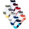 imageThe ChildrenS Place BabyBoys And Toddler Boys Ankle SocksMulti Color Stripe 10pack