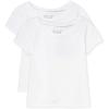 imageThe Childrens Place Baby Girls Basic Layering Short Sleeve TeeWhite 2pack