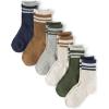 imageThe Childrens Place Boys Crew Socks Variety PackStripe 6pack