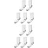 imageThe Childrens Place Boys and Toddler Crew Socks Variety PackWhite 10pack