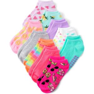 imageThe Childrens Place Baby And Toddler Ankle Socks Variety PackFruity 10pack