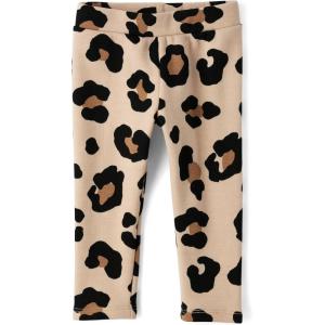 imageThe Childrens Place Baby Girls and Toddler Assorted Everyday Cozy Pull on LeggingsLatte Leopard